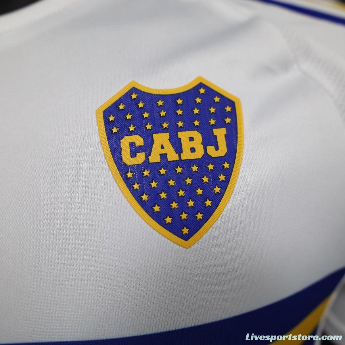 Player Version 24/25 Boca Juniors Away White Jersey