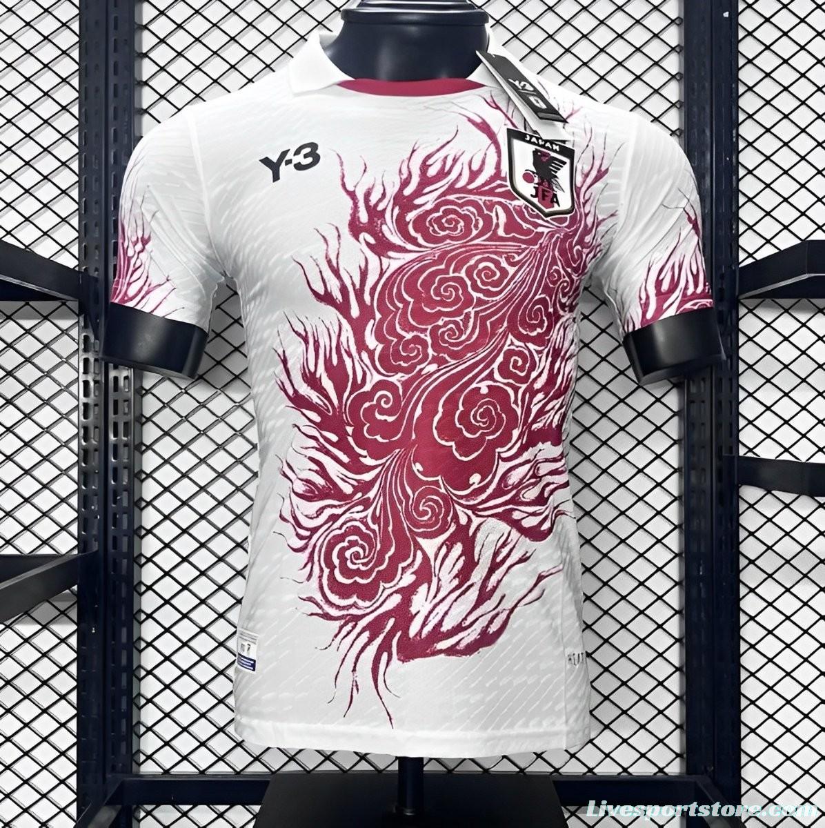 Player Version 2024 Japan x Y3 White Special Jersey