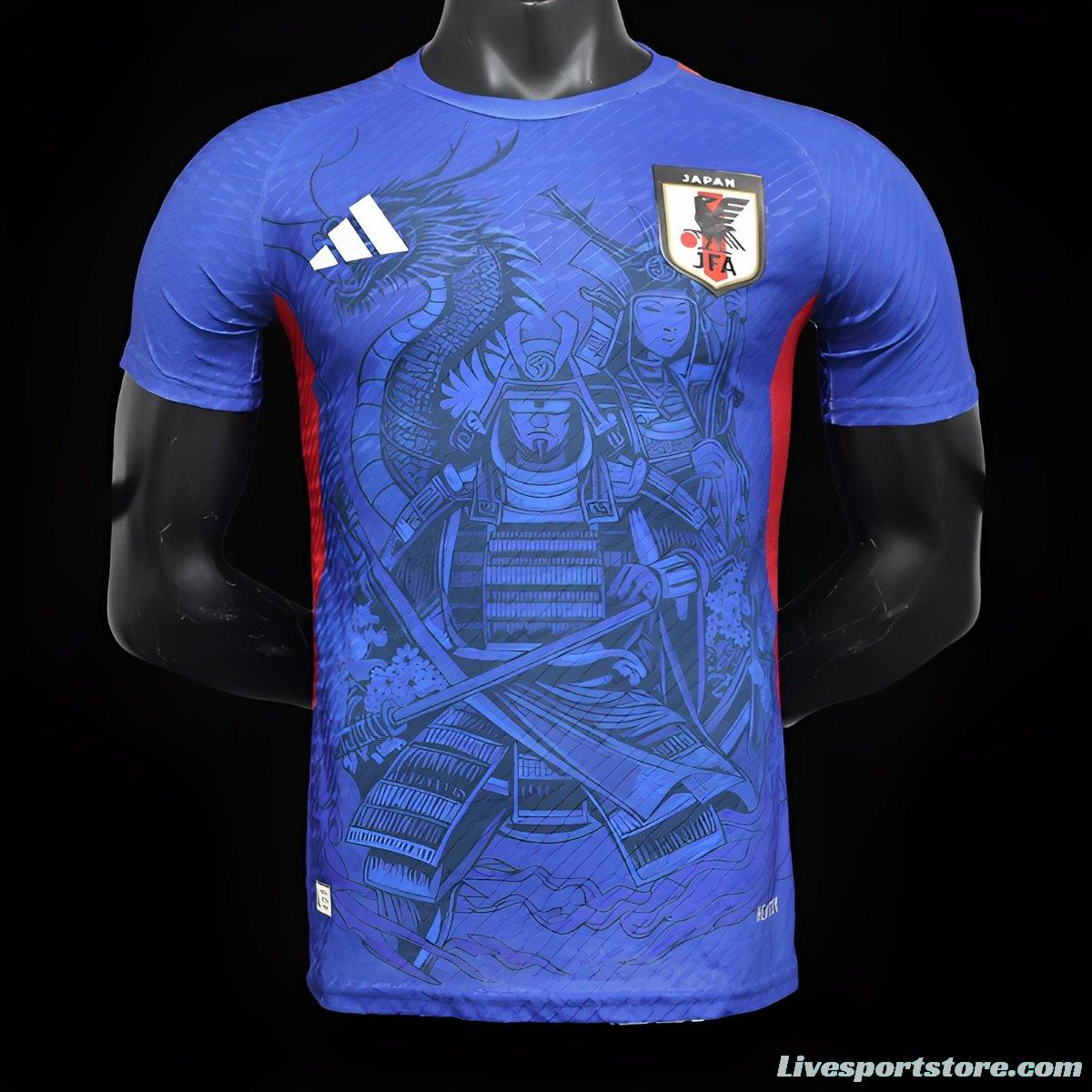 Player Version 2024 Japan Dragon x Samurai Pattern Special Jersey