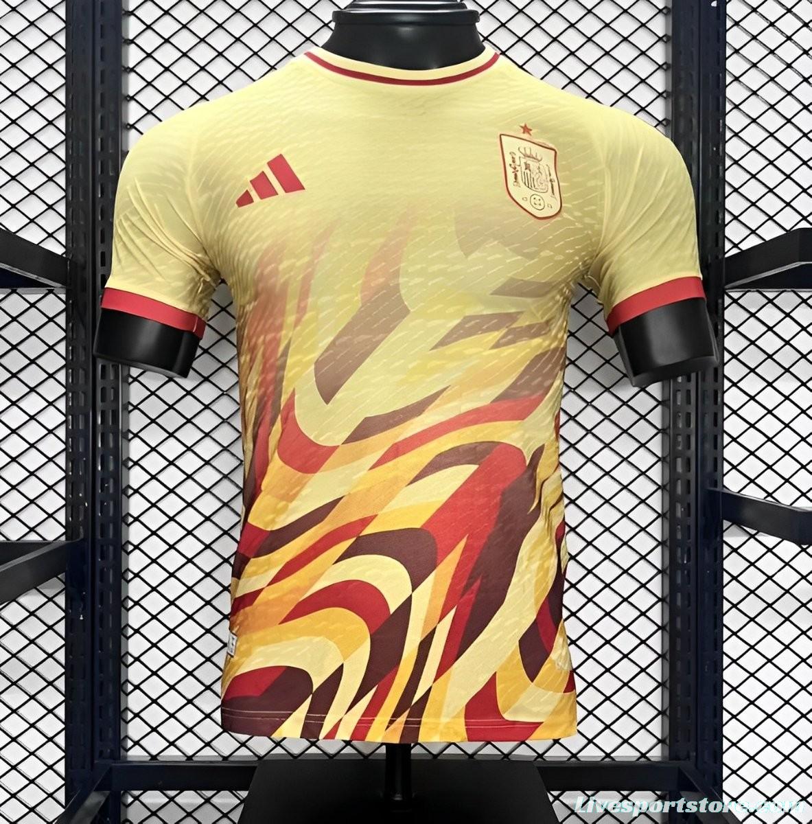 Player Version 2024 Spain Yellow Special Jersey