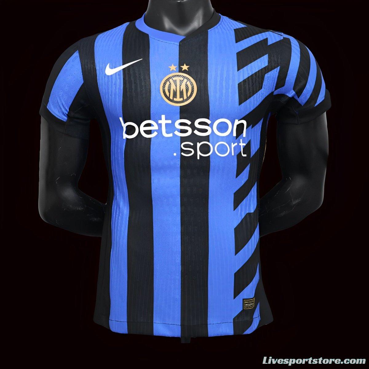 Player Version 24/25 Intern Milan Home Jersey