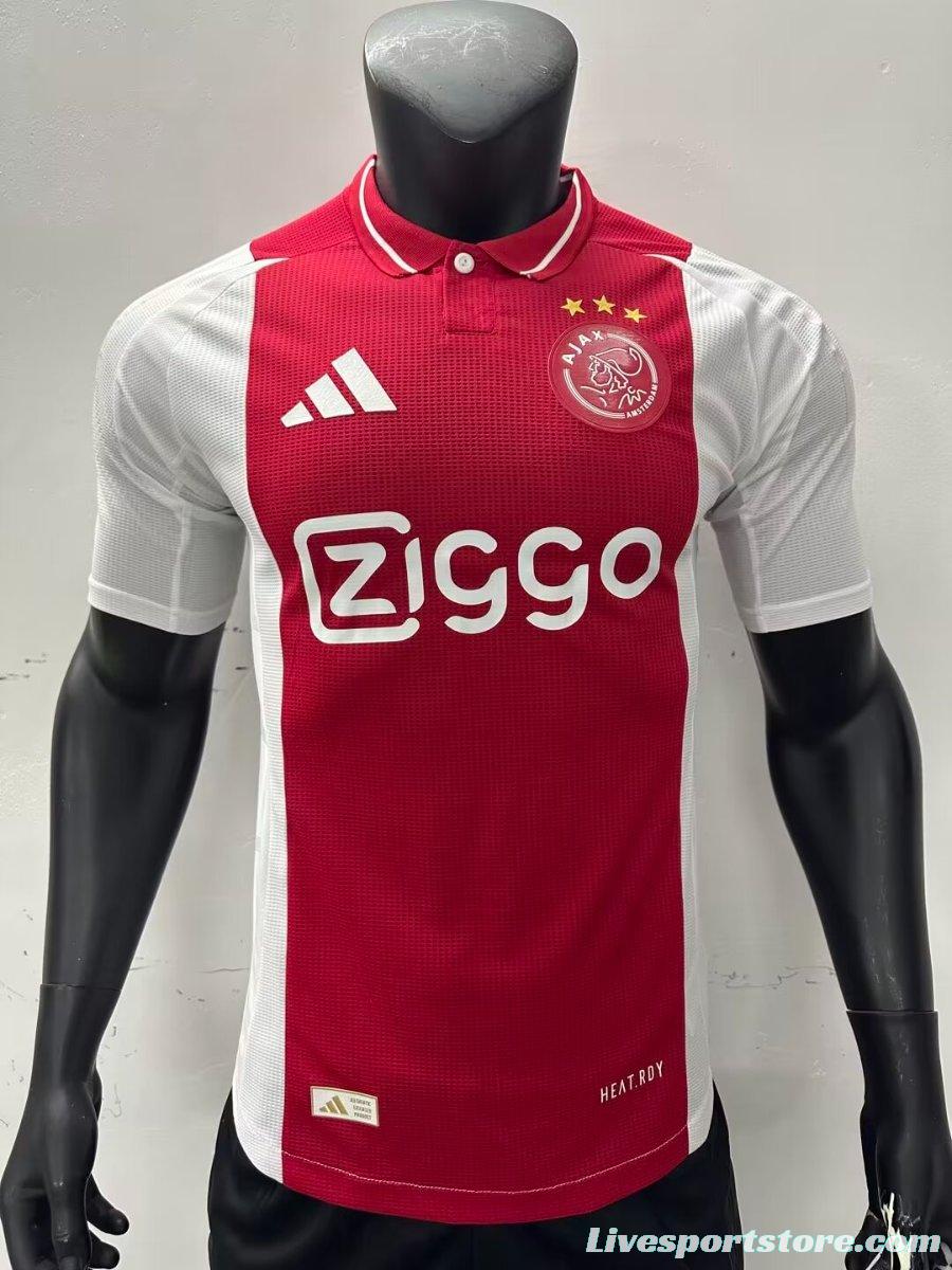 Player Version 24/25 Ajax Home Jersey