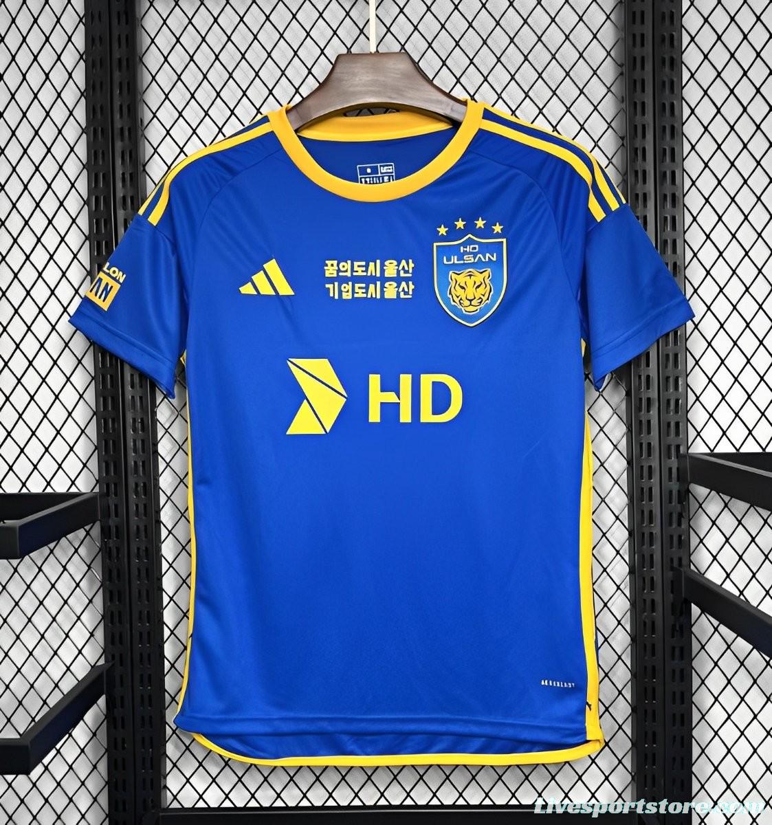 24/25 Korea Ulsan HD FC Home Jersey