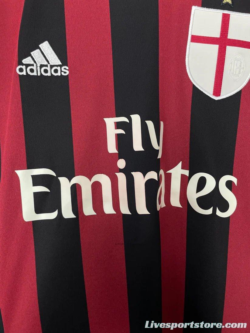 Retro 15/16 AC Milan Home Jersey