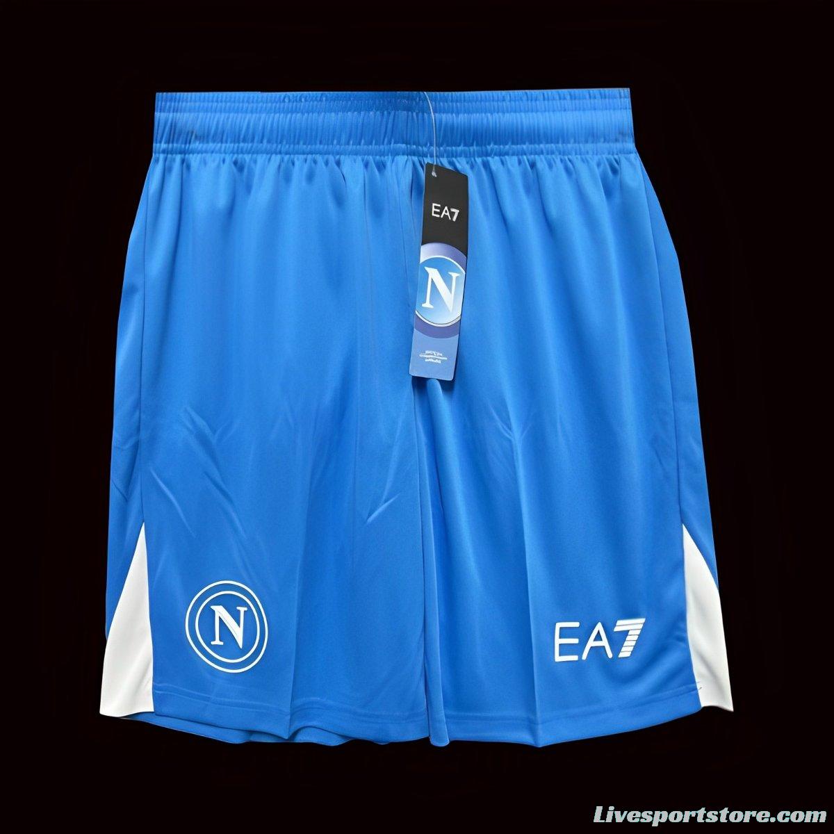 24/25 Napoli Blue Shorts