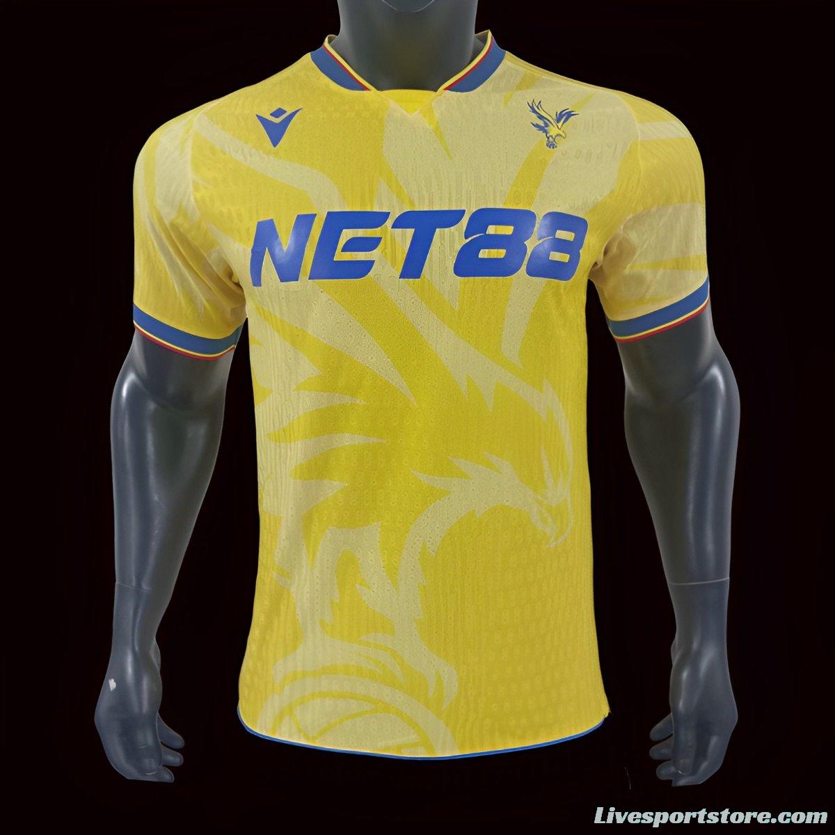 Player Version 24/25 Crystal Palace Away Yellow Jersey