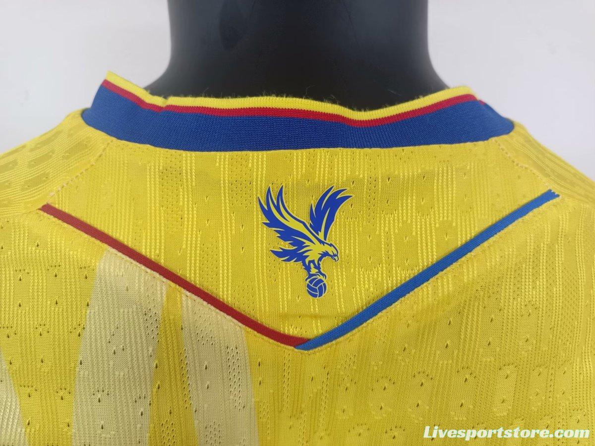 Player Version 24/25 Crystal Palace Away Yellow Jersey