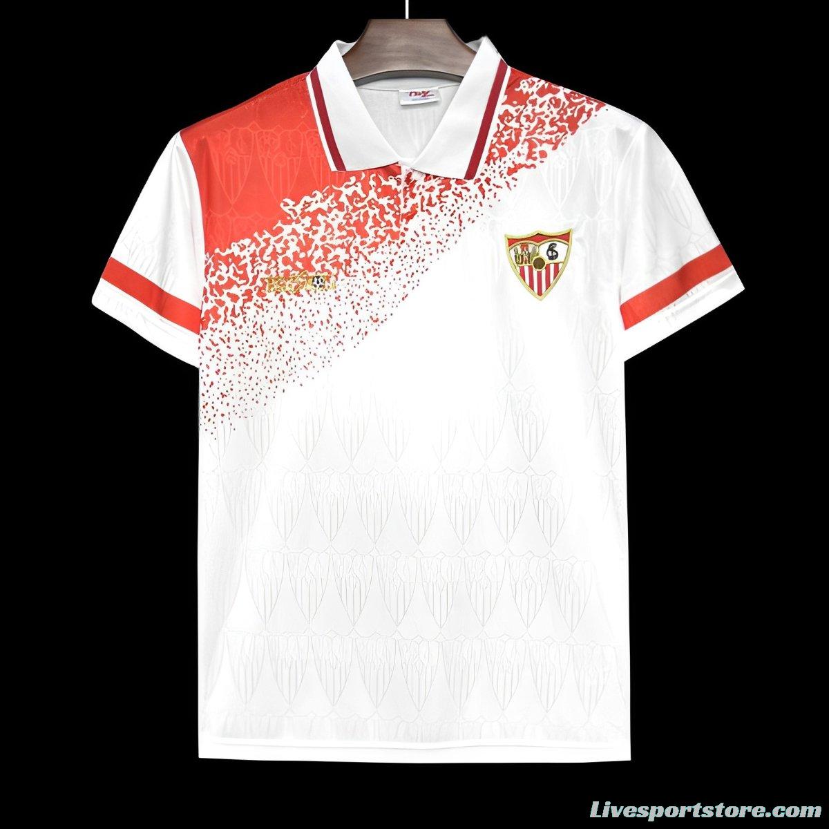 Retro 93/94 Sevilla FC Home Jersey