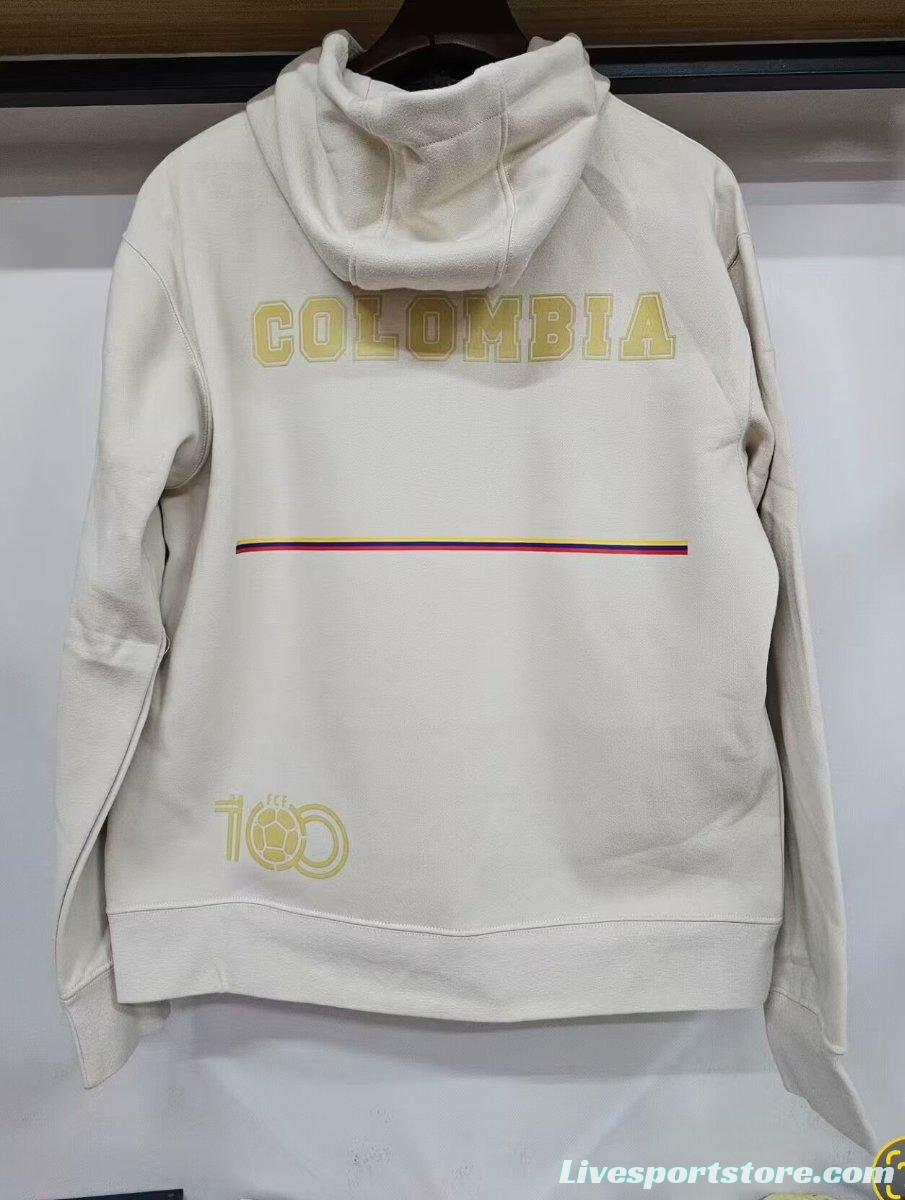 2024 Colombia 120Th Anniversary Sherpa-lined Hoodie 5 Color