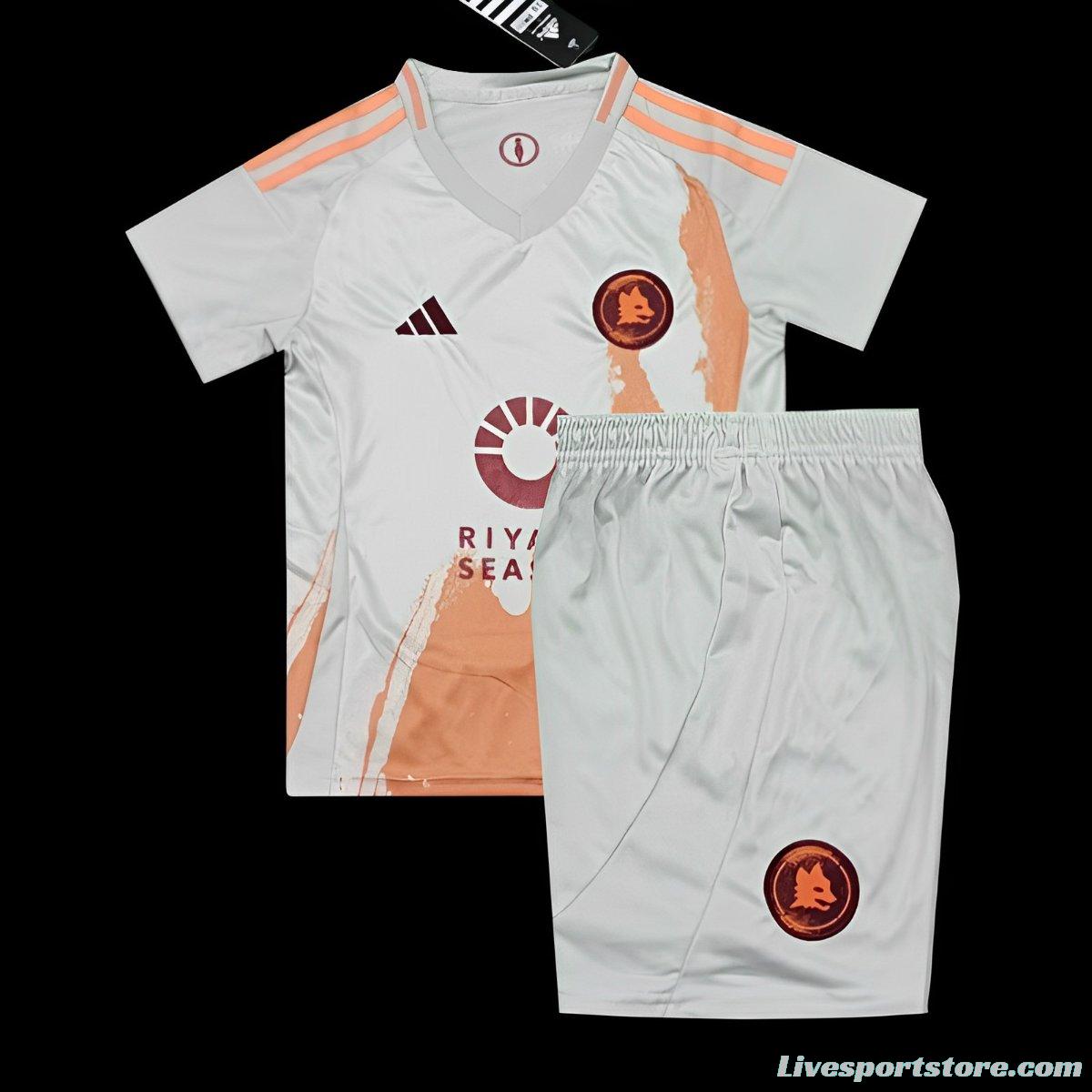 24/25 Kids AS Roma Away Jersey