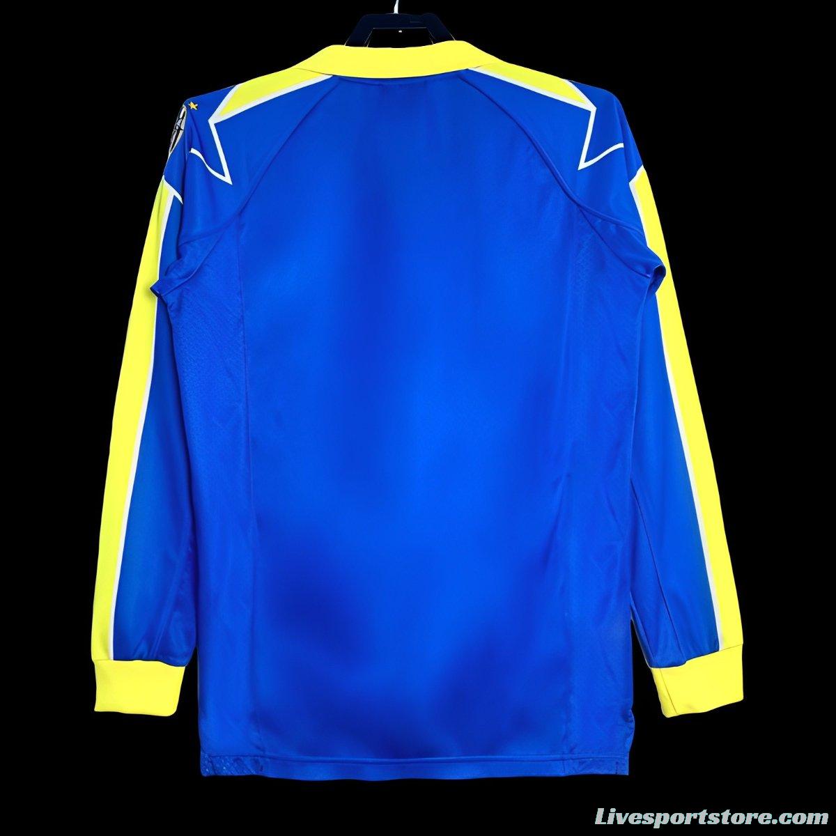 Retro 97/99 Juventus Away Blue Long Sleeve Jersey